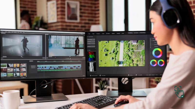 Monitors, Desk Layout & Multi‑Tasking Efficiency