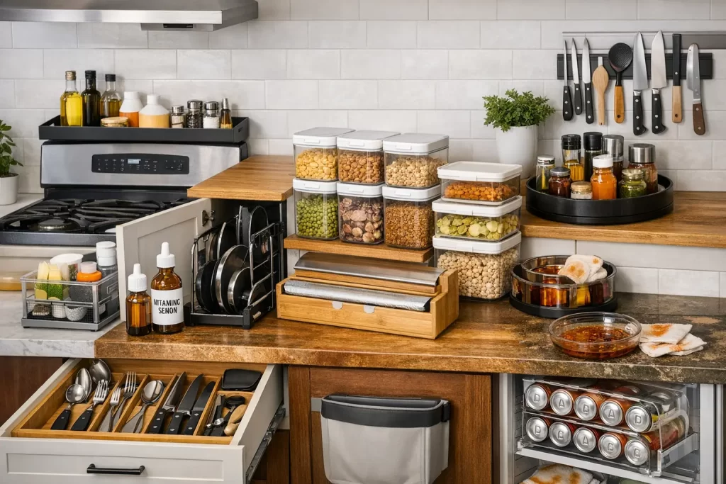 Best kitchen organization gadgets under 100 2026